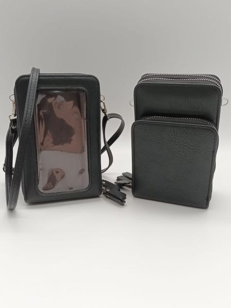 HANDTASCHE/HANDY-TOUCHSCREEN schwarz